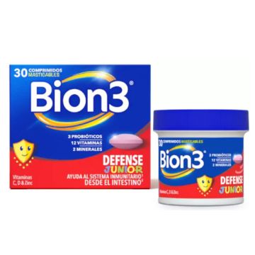Bion3 Defense Junior 30 Comp Masticables Bion3 Defense Junior 30 Comp Masticables