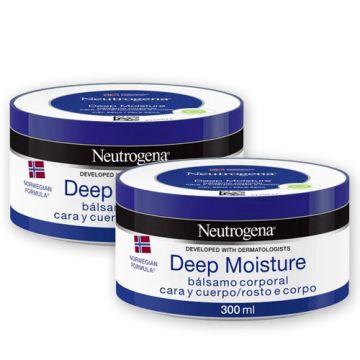 Neutrogena Cara cuerpo Hidratación Profunda Balsamo Duplo 2x300ml Neutrogena Cara cuerpo Hidratación Profunda Balsamo Duplo 2x300ml