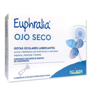 Boiron Euphralia Ojo Seco Gotas Oculares Lubricantes 15Uds Boiron Euphralia Ojo Seco Gotas Oculares Lubricantes 15Uds