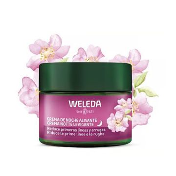 Weleda Crema Noche Alisante Rosa Mosqueta Te Blanco 40ml