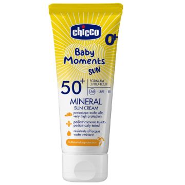 Chicco Baby Moments Sun Crema Mineral Spf50+ 75ml