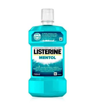 Listerine Mentol Enjuague Bucal 750ml
