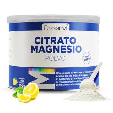 Drasanvi Citrato Magnesio Polvo Sabor Limon 200gr