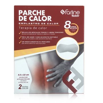 Farline Activity Parche de Calor Lumbar 9,5x22cm 2Uds