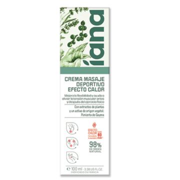 Iana Crema Masaje Deportivo Efecto Calor 100ml