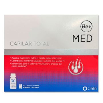 Be+ Med Capilar Total 30 Viales Bebibles Be+ Med Capilar Total 30 Viales Bebibles