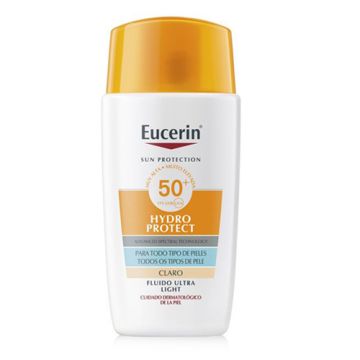 Eucerin Solar Spf50+ Hydro Protect Fluido Color Claro 50ml