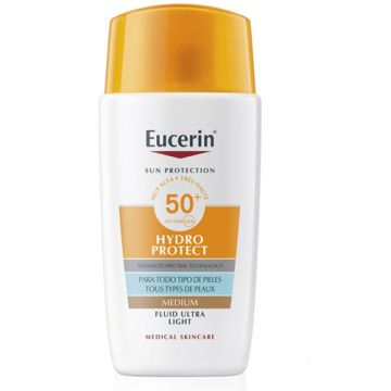 Eucerin Solar Spf50+ Hydro Project Fluido Color Medium 50ml