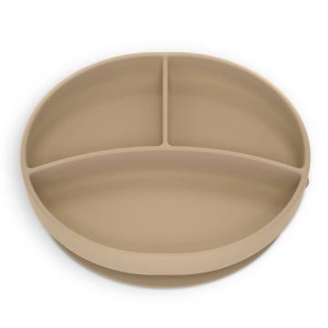 Suavinex Selection Plato Silicona Aprendizaje Divisiones Beige