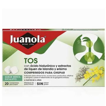 Juanola Tos Sabor Menta Eucalipto 20Comp Juanola Tos Sabor Menta Eucalipto 20Comp