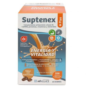 Suptenex +Plus Energia y Vitalidad Cafe Descafeinado 15 Sobres Suptenex +Plus Energia y Vitalidad Cafe Descafeinado 15 Sobres