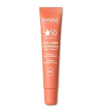 Babe Cheek & Lip Balsamo Labial Color Nude Spf50 20ml Babe Cheek & Lip Balsamo Labial Color Nude Spf50 20ml
