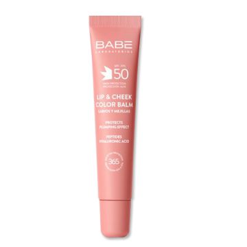 Babe Cheek & Lip Balsamo Labial Color Rosa Spf50 20ml Babe Cheek & Lip Balsamo Labial Color Rosa Spf50 20ml