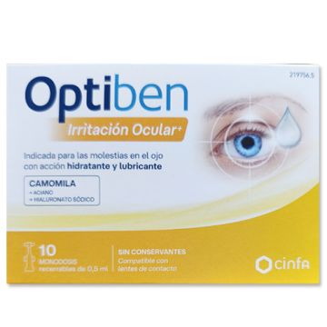 Optiben Ojos Irritados Colirio 10Amp