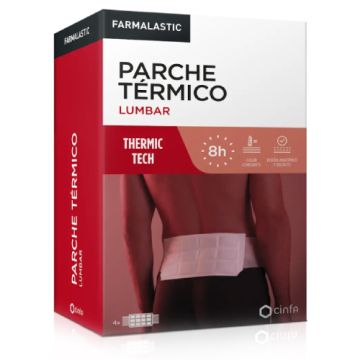 Farmalastic Parche Termico Lumbar 4Uds