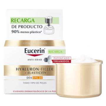 Eucerin Hyaluron-Filler + Elasticity Crema Dia Spf30 Recarga 50ml Eucerin Hyaluron-Filler + Elasticity Crema Dia Spf30 Recarga 50ml