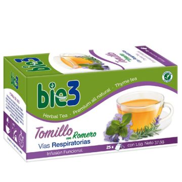 Bie3 Tomillo con Romero Vias Respiratorias Infusion 25 Filtros
