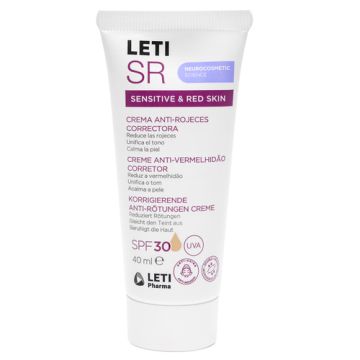 Leti SR Crema Anti-Rojeces Correctora Color Spf30 40ml