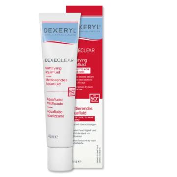Dexeryl Dexeclear Aquafluido Matificante Spf50+ 40ml
