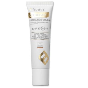Farline CC Cream Crema Enriquecida Color Oscuro N3 Spf30 30ml