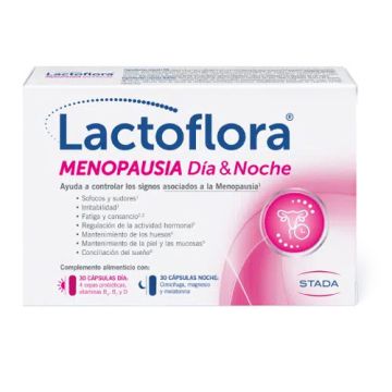 Lactoflora Menopausia Dia 30Caps + Noche 30Caps Lactoflora Menopausia Dia 30Caps + Noche 30Caps