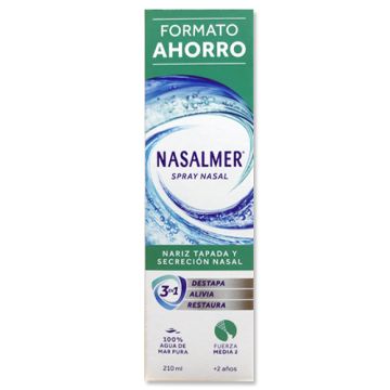 Nasalmer Spay Nasal Nariz Tapada y Secrecion Nasal F2 210ml