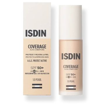 Isdin Coverage Maquillaje Spf50+ Color 1.0 Pearl 30gr 