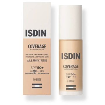 Isdin Coverage Maquillaje Spf50+ Color 2.0 Beige 30gr