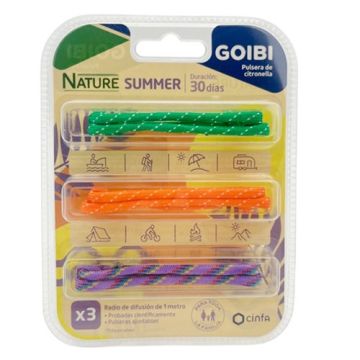 Goibi Nature Pulsera Citronella Summer 3Uds