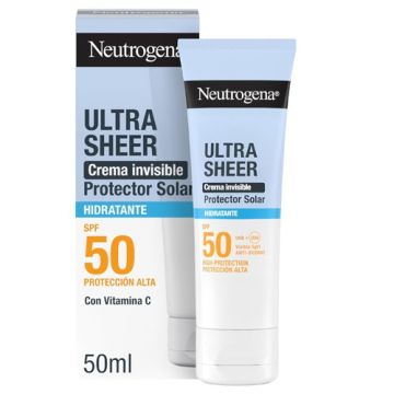 Neutrogena Ultra Sheer Crema Invisible Hidratante Spf50 50ml