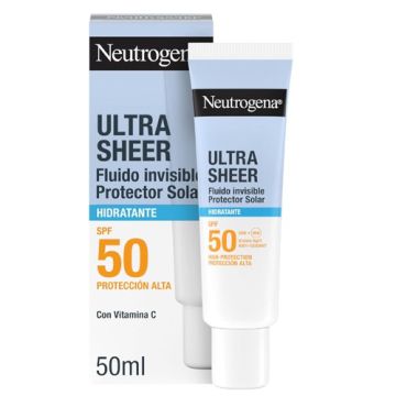 Neutrogena Ultra Sheer Fluido Invisible Hidratante Spf50 50ml 