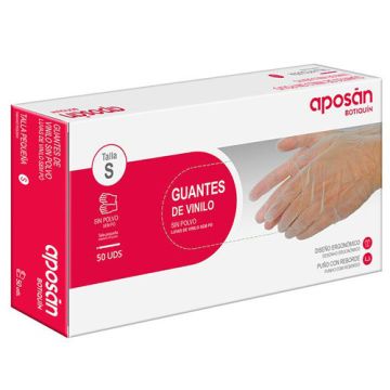 Aposan Botiquin Guantes de Vinilo Talla S 50Uds Aposan Botiquin Guantes de Vinilo Talla S 50Uds