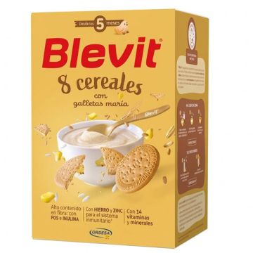 Blevit 8 Cereales con Galletas Maria 500gr Blevit 8 Cereales con Galletas Maria 500gr