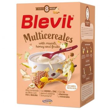 Blevit Multicereales con Miel y Frutas 500gr Blevit Multicereales con Miel y Frutas 500gr