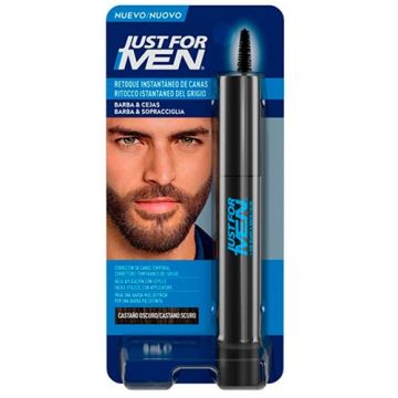 Just For Men Retoque Instantaneo canas Castaño Oscuro 9ml