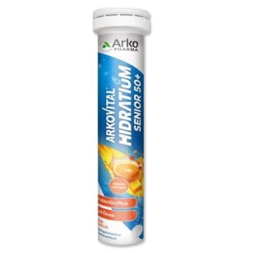 Arkovital Hidratium Senior 50+  Sabor Naranja 24Comp Efervescentes