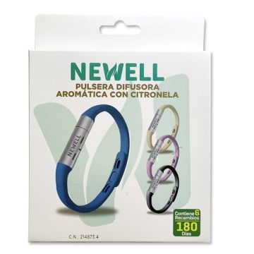 Newell Pulsera Difusora Aromatica Citronela + 6 Recambios