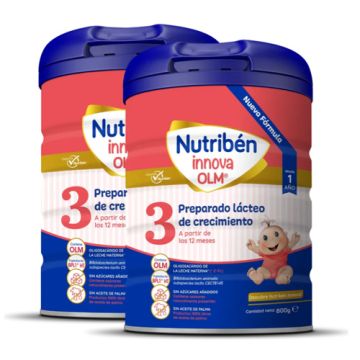 Nutriben Innova OLM 3 Leche de Crecimiento Duplo 2x800g Nutriben Innova OLM 3 Leche de Crecimiento Duplo 2x800g