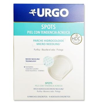 Urgo Spots Piel Acneica Parche Hidrocaloide 9Uds Urgo Spots Piel Acneica Parche Hidrocaloide 9Uds