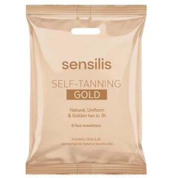 Sensilis Self-Tanning Gold Toallitas Autobronceadoras 6Uds Sensilis Self-Tanning Gold Toallitas Autobronceadoras 6Uds