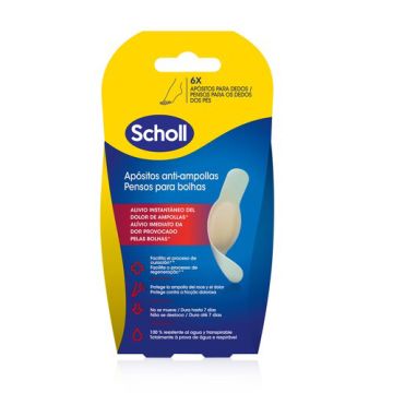 Scholl Aposito Anti-Ampollas Desdos 6 uds Scholl Aposito Anti-Ampollas Desdos 6 uds