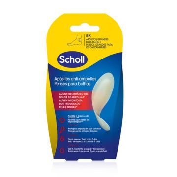 Scholl Aposito Anti-Ampollas Grandes Talon 5 uds Scholl Aposito Anti-Ampollas Grandes Talon 5 uds