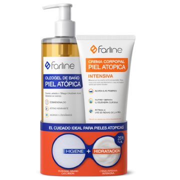 Farline Oleogel de Baño Piel Atopica 500ml + Crema Corporal 200ml