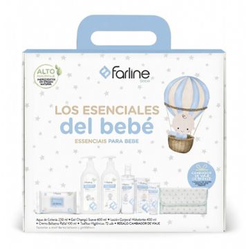 Farline Bebe Pack Esenciales del Bebe 5 Productos + Cambiador