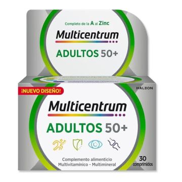 Multicentrum Adultos 50+ 30 Comprimidos Multicentrum Adultos 50+ 30 Comprimidos