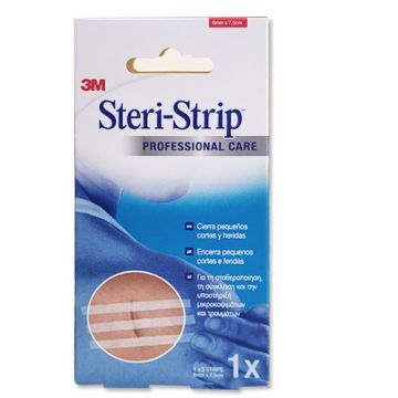 Steri Strip Sutura Cutanea Esteril Tira 7,5cm x 6mm