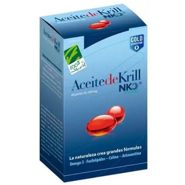 100% Natural Aceite de Krill NKO 80Caps