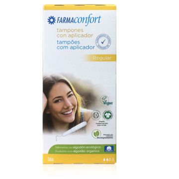 Farmaconfort Tampones con Aplicador Regular 16 Uds