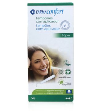 Farmaconfort Tampones con Aplicador Super 14 Uds