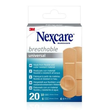 Nexcare Plastico 20 Tiras Surtido
